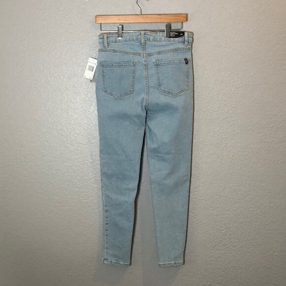 Buffalo David Bitton Size 30 Light Wash Ivy Stardust High Rise Skinny Ankle Jean - Picture 6 of 9